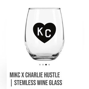 *BOGO❤️ MIKC × Charlie Hustle Stemless Wine Glass